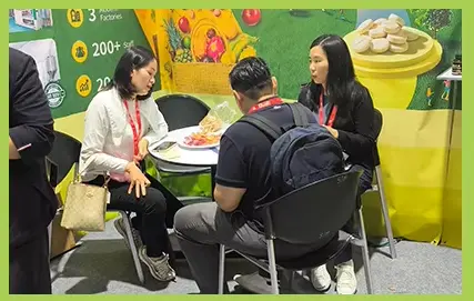 MITEYO buyer meeting at an international supplement exhibition