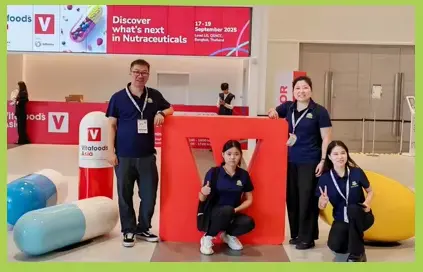 MITEYO team at Vitafoods Europe nutraceutical exhibition