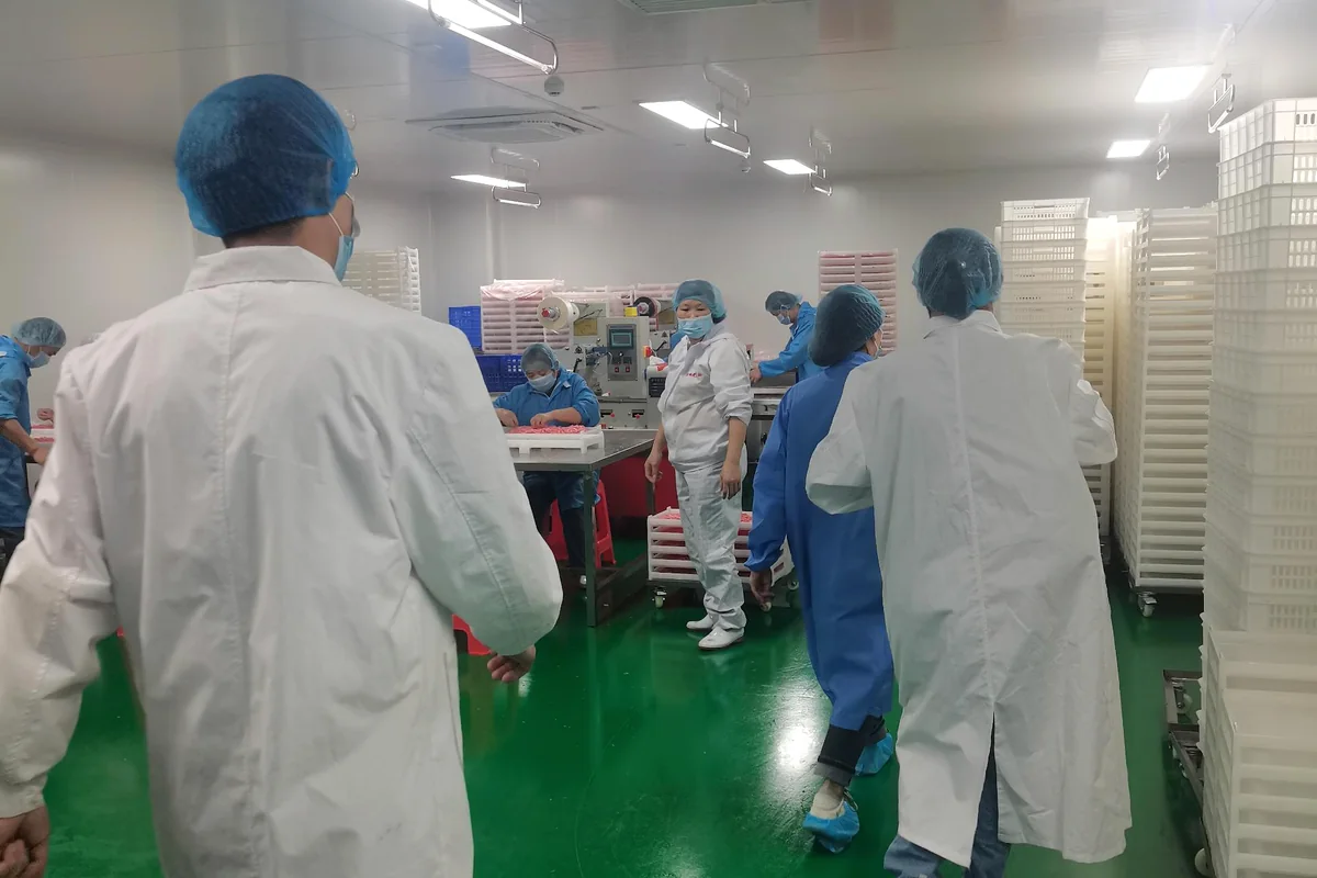 MITEYO production team conducting an in-process manufacturing check